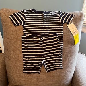 Two piece short and t-shirt set